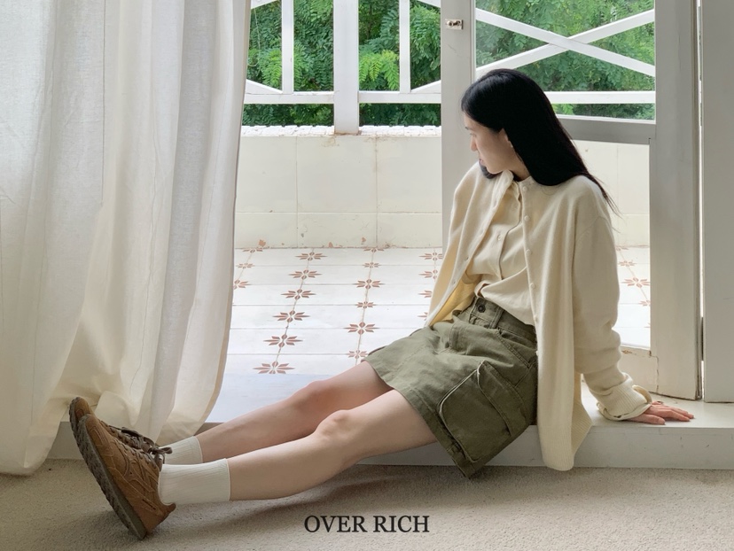OVER RICH韓國直郵㊣女士新款職業推薦真品休閑針織衫高領OVER RICH針織衫