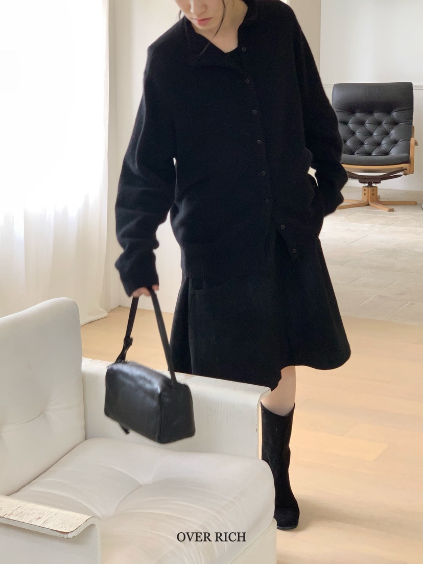 OVER RICH韓國直郵㊣女士新款職業推薦真品休閑針織衫高領OVER RICH針織衫