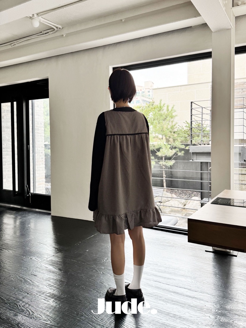 HEYJUDE東大門㊣直郵女士新品人氣熱賣25秋冬職業時尚連衣裙HEYJUDE連衣裙