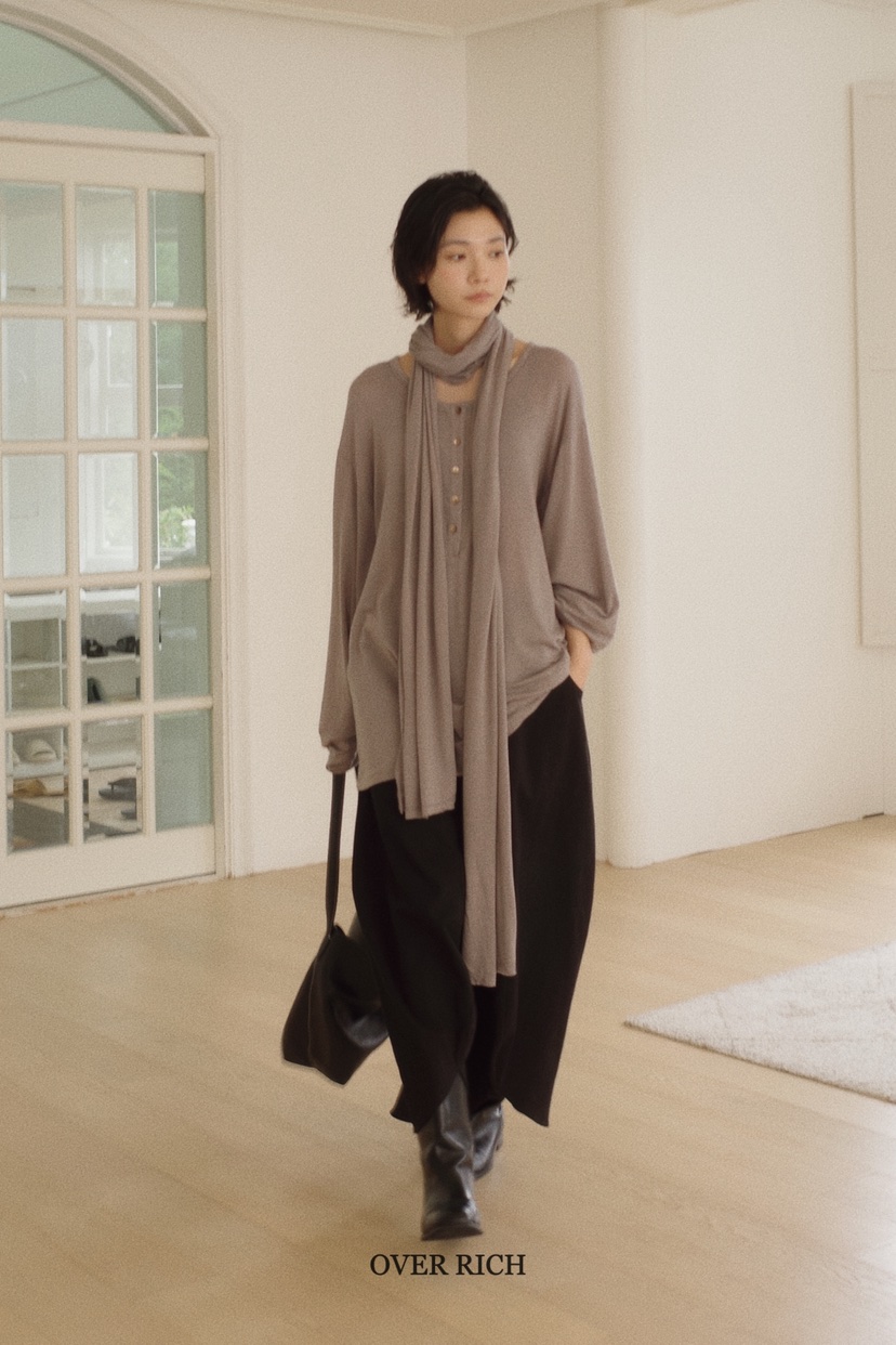 OVER RICH韓國代購㊣女裝新款人氣推薦熱賣25秋冬真品套裝OVER RICH套裝
