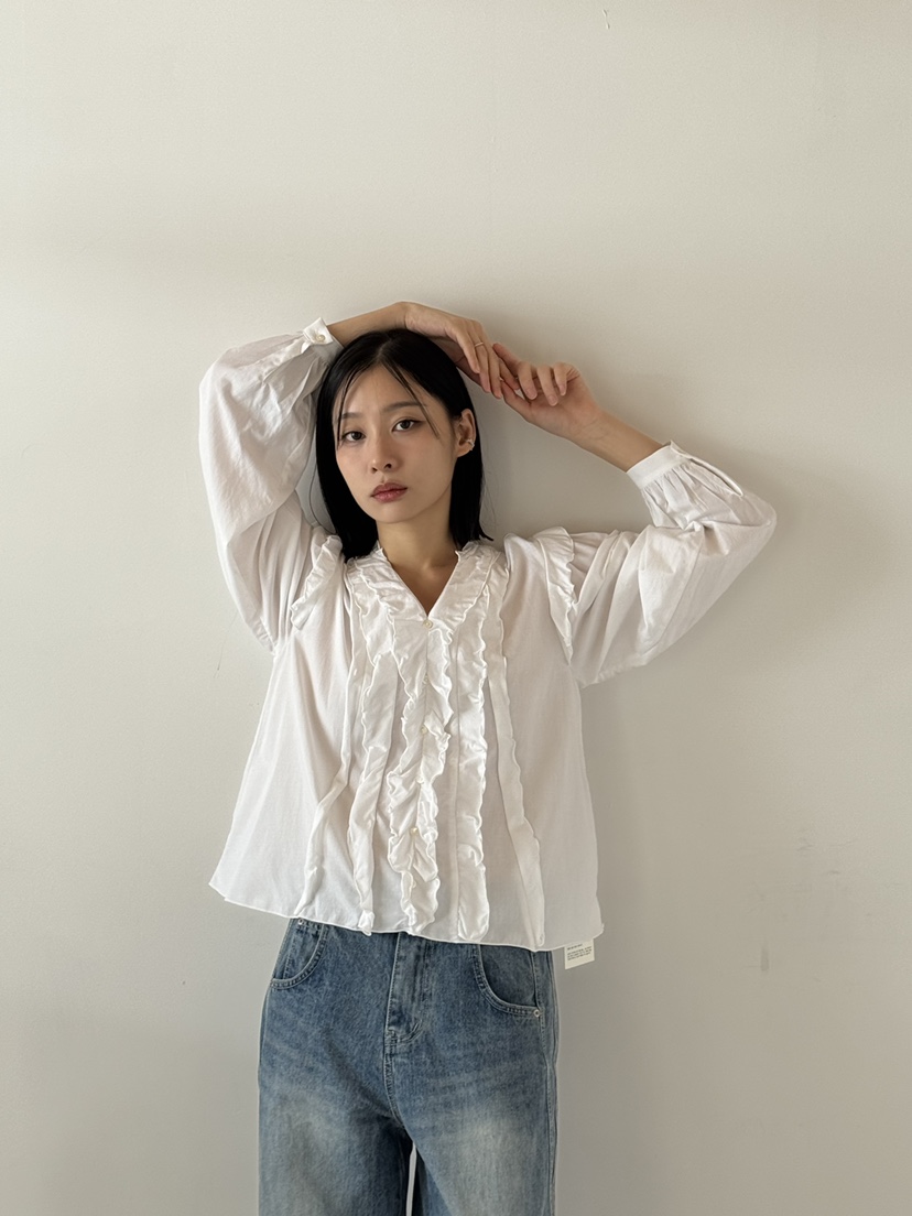 KARE/WEREPIECE東大門㊣直郵女裝新款休閑25秋冬襯衫蕾絲衫KARE/WEREPIECE襯衫/蕾絲衫