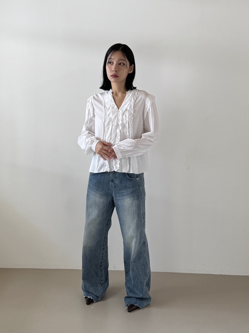 KARE/WEREPIECE東大門㊣直郵女裝新款休閑25秋冬襯衫蕾絲衫KARE/WEREPIECE襯衫/蕾絲衫
