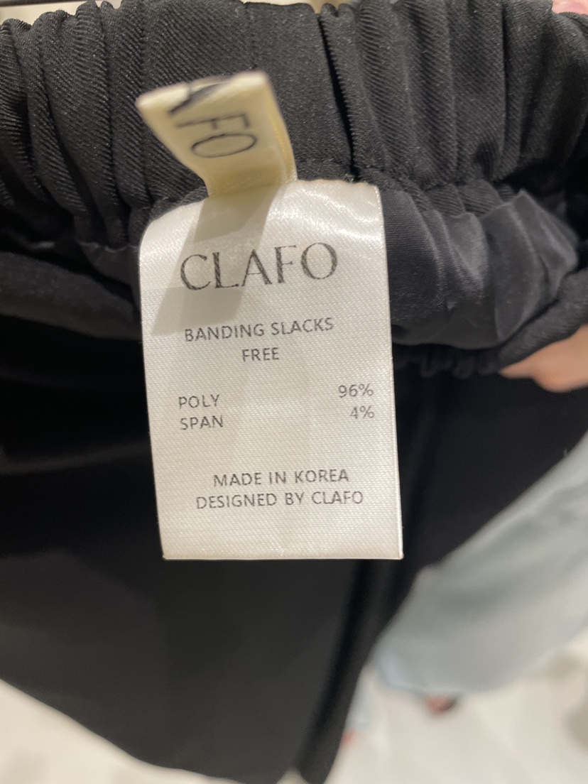 CLAFO韓國直郵㊣女士新款真品25秋冬時尚休閑推薦職業休閑褲CLAFO休閑褲