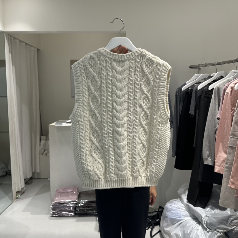 LORING RE I東大門㊣實拍女裝新品推薦職業休閑吊帶背心羊毛LORING RE-I/BARE吊帶/背心