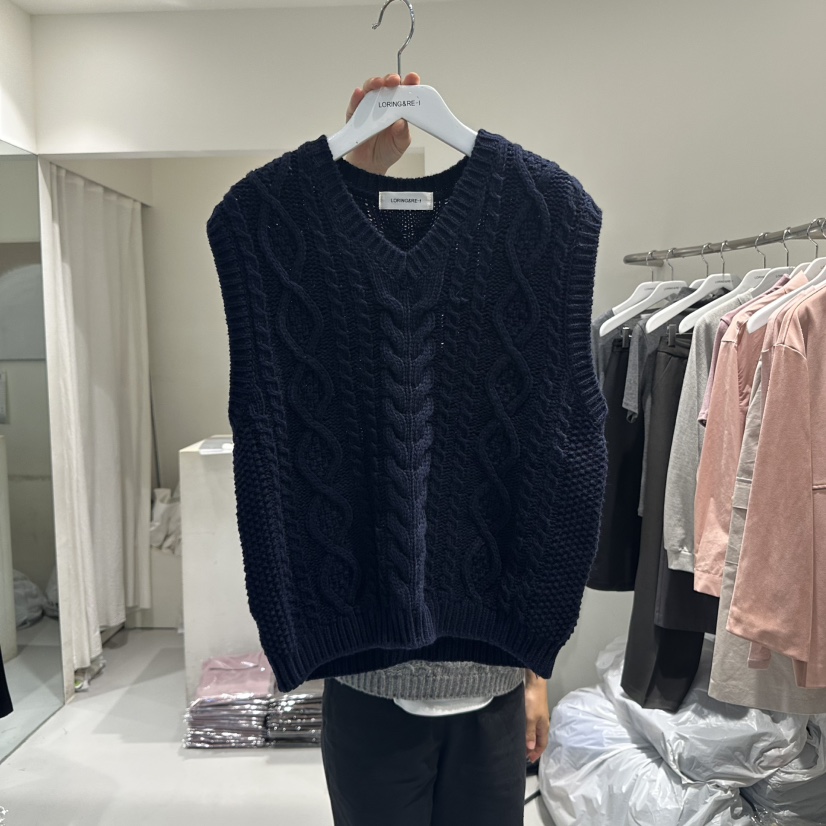 LORING RE I東大門㊣實拍女裝新品推薦職業休閑吊帶背心羊毛LORING RE-I/BARE吊帶/背心圖色3