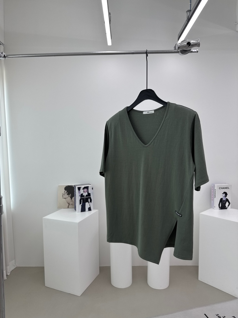 RED-A東大門㊣直郵女裝新款真品25秋冬休閑時尚推薦職業T恤RED-AT恤圖色2