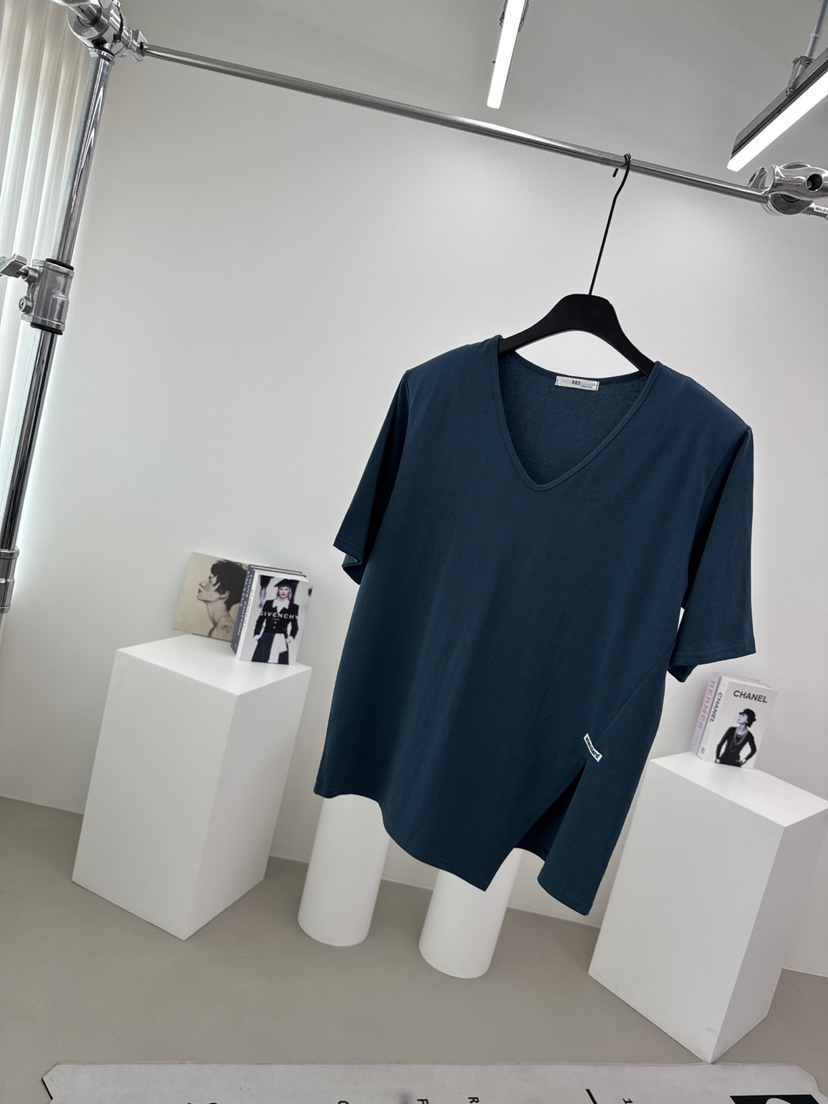 RED-A東大門㊣直郵女裝新款真品25秋冬休閑時尚推薦職業T恤RED-AT恤圖色4