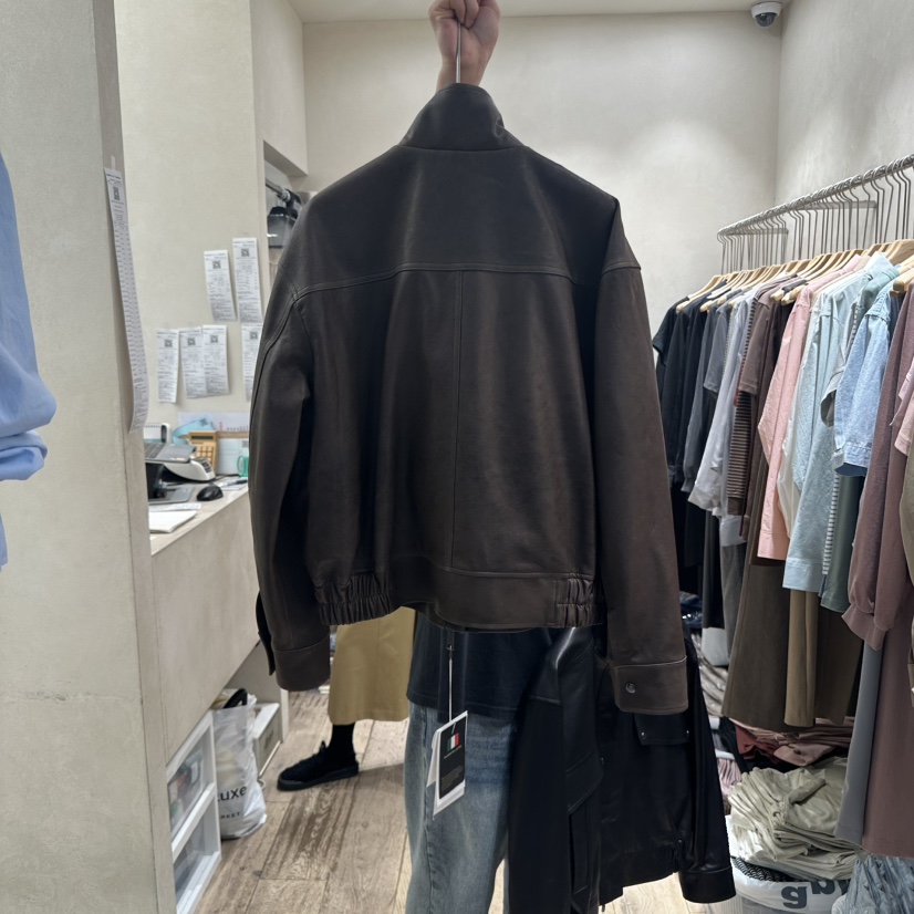 2ND GATE東大門㊣實拍女裝新品真品熱賣人氣休閑25秋冬皮衣皮革2ND GATE皮衣