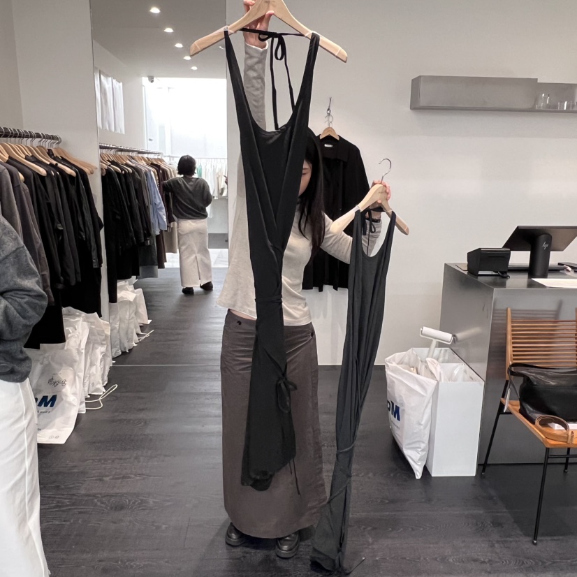 OBJECT韓國直郵㊣女裝新品熱賣職業25秋冬推薦真品時尚連衣裙OBJECT連衣裙圖色3