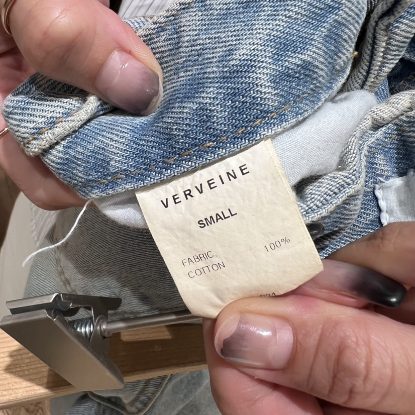 VERVEINE韓國直郵㊣女裝新款熱賣休閑時尚推薦職業人氣牛仔褲VERVEINE牛仔褲