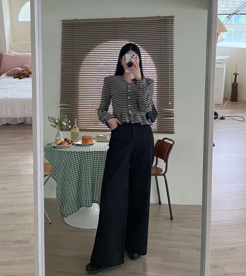AMUSE SEOUL東大門㊣實拍女士新品25秋冬熱賣職業真品休閑褲AMUSE SEOUL休閑褲