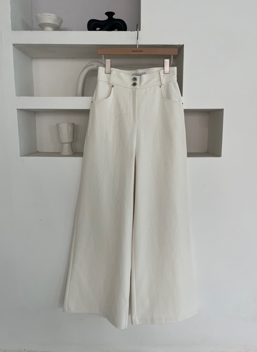 AMUSE SEOUL東大門㊣實拍女士新品25秋冬熱賣職業真品休閑褲AMUSE SEOUL休閑褲圖色1