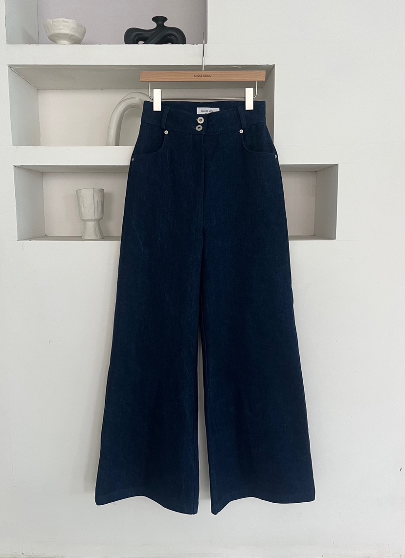 AMUSE SEOUL東大門㊣實拍女士新品25秋冬熱賣職業真品休閑褲AMUSE SEOUL休閑褲圖色2