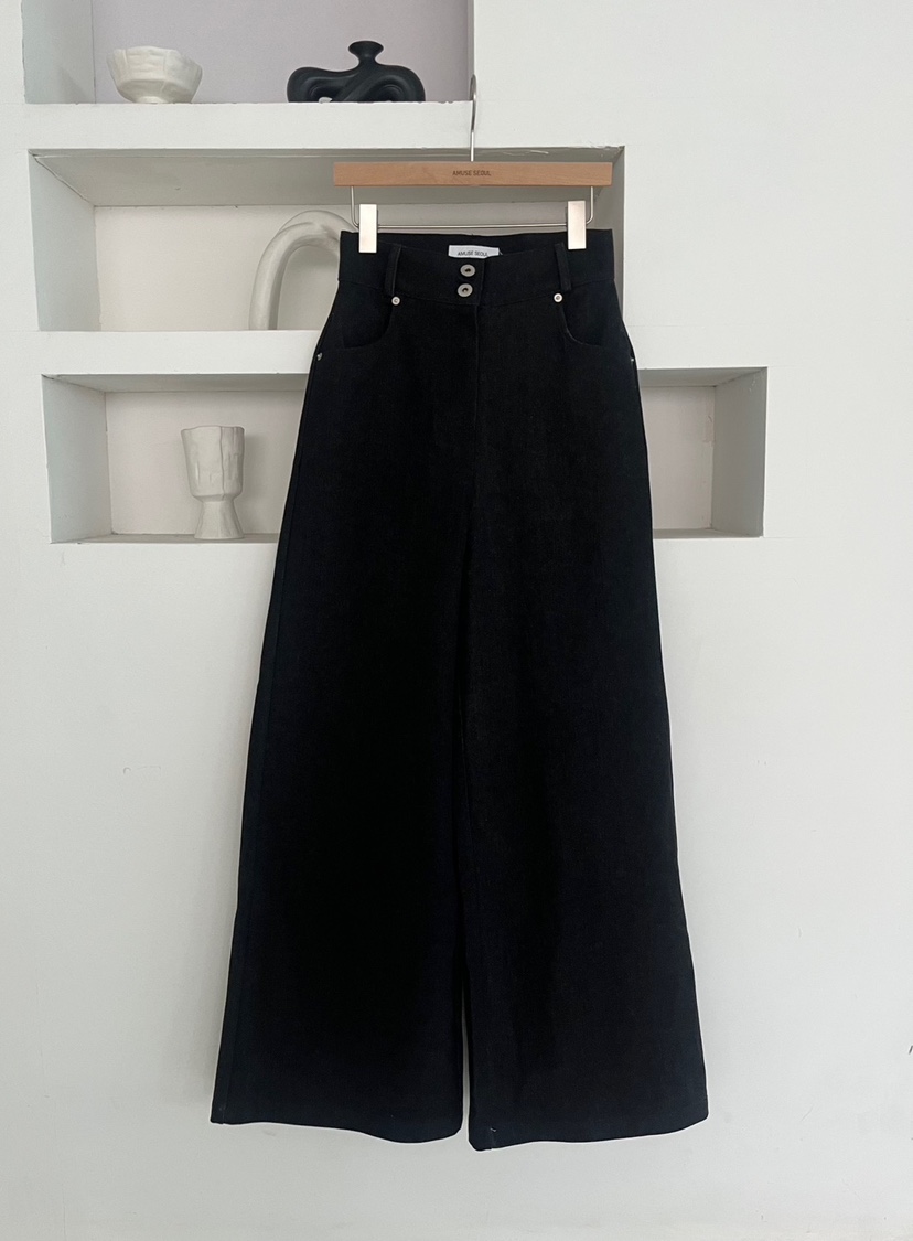 AMUSE SEOUL東大門㊣實拍女士新品25秋冬熱賣職業真品休閑褲AMUSE SEOUL休閑褲圖色3