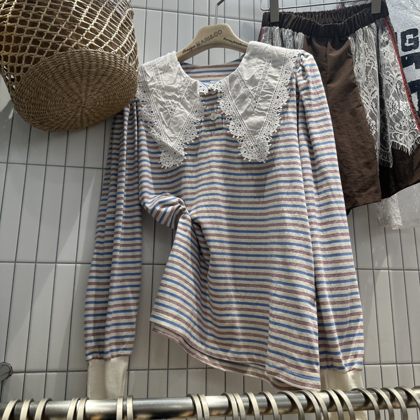 MARI CO韓國直郵㊣女士新品推薦休閑時尚人氣熱賣25秋冬長袖T恤MARI CO長袖T恤圖色2