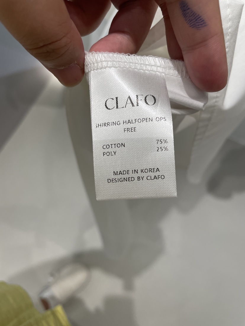 CLAFO東大門㊣直郵女裝新品真品休閑熱賣人氣職業連衣裙褶皺CLAFO連衣裙