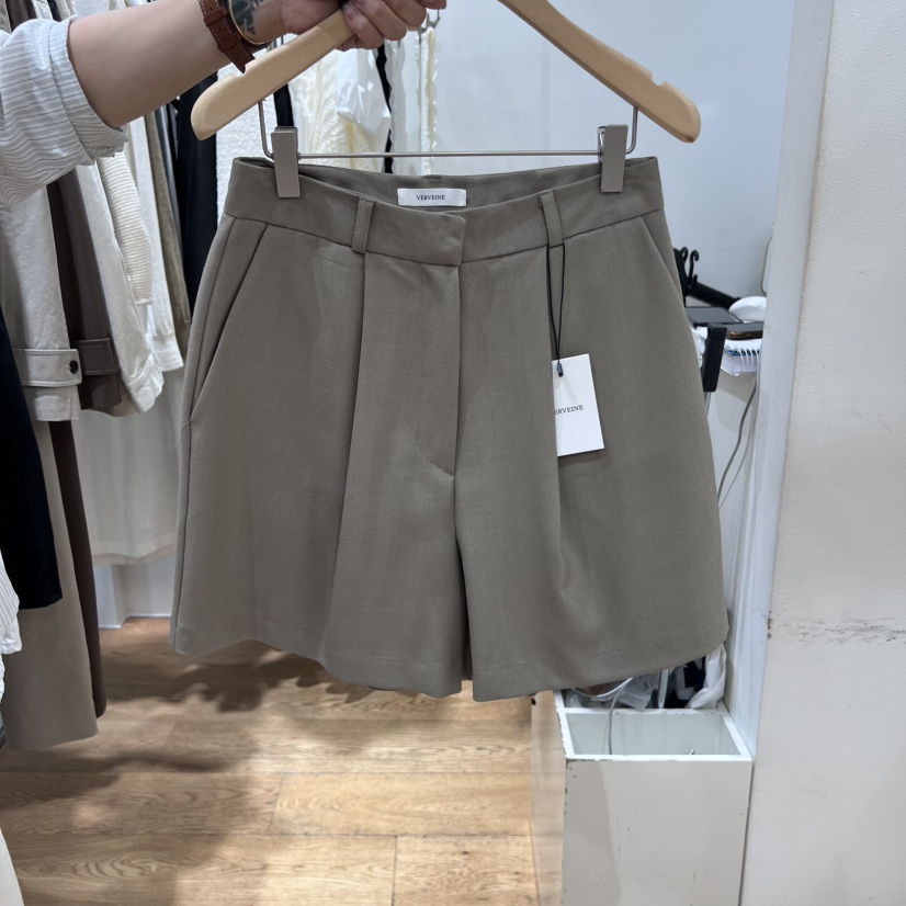 VERVEINE東大門㊣實拍女士新品時尚推薦熱賣人氣休閑真品短褲VERVEINE短褲圖色1