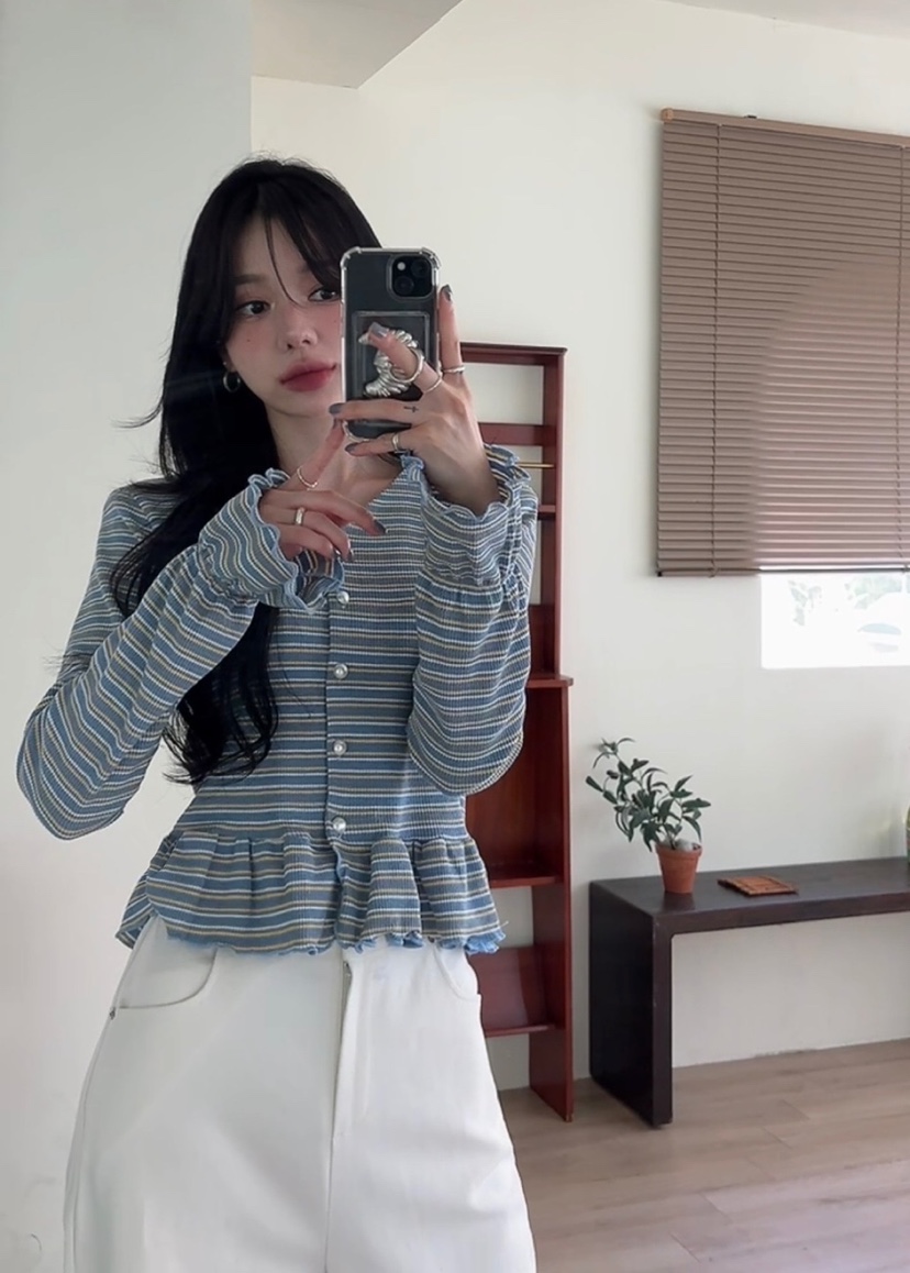 AMUSE SEOUL東大門㊣直郵女士新款熱賣休閑25秋冬推薦針織衫AMUSE SEOUL針織衫