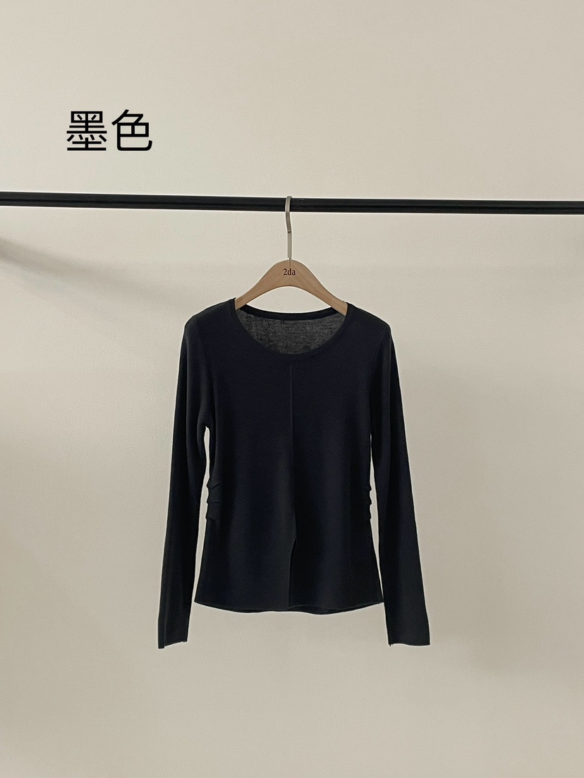 2DA/DARIMI-P東大門㊣實拍女士新品25秋冬熱賣人氣長袖T恤2DA/DARIMI-P長袖T恤圖色3