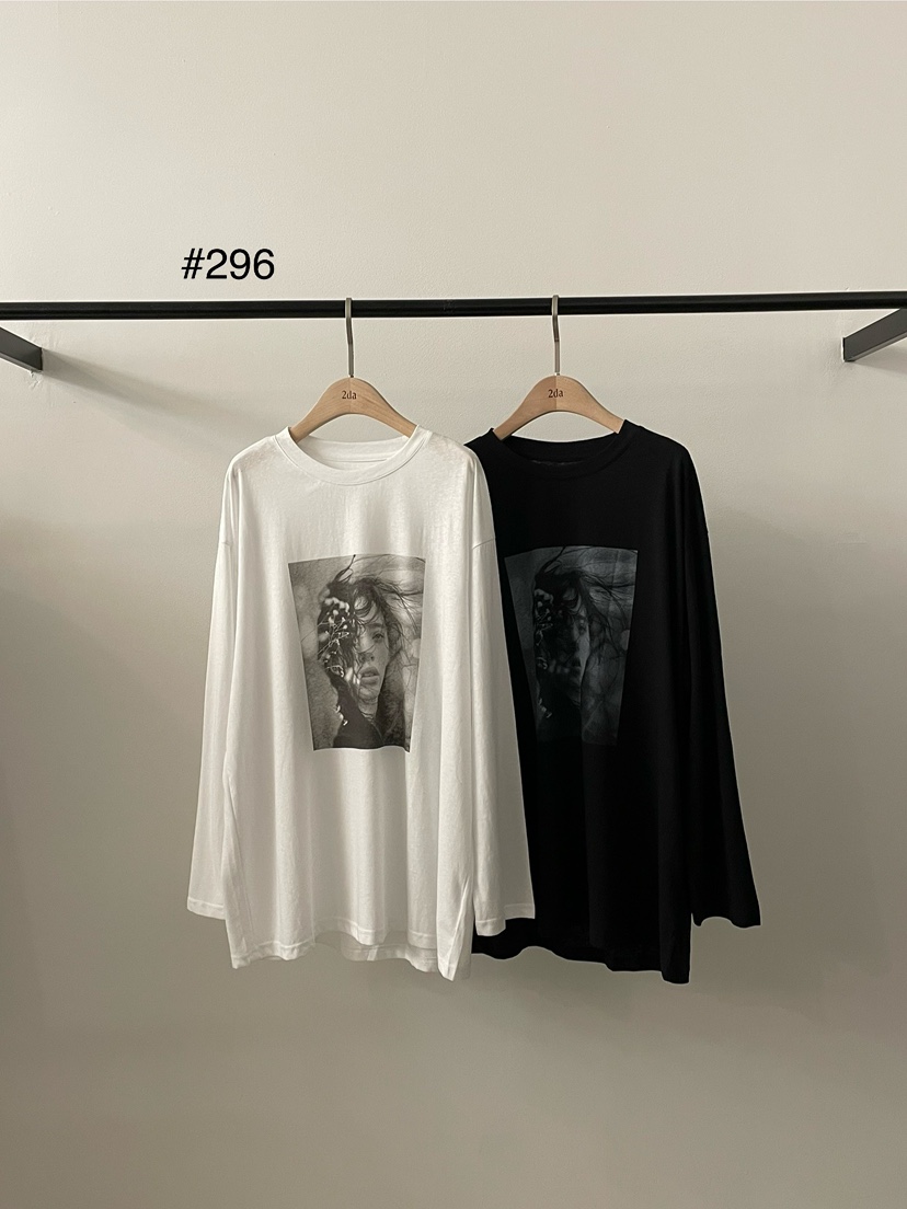 2DA/DARIMI-P東大門㊣代購女士新品25秋冬真品職業長袖T恤2DA/DARIMI-P長袖T恤