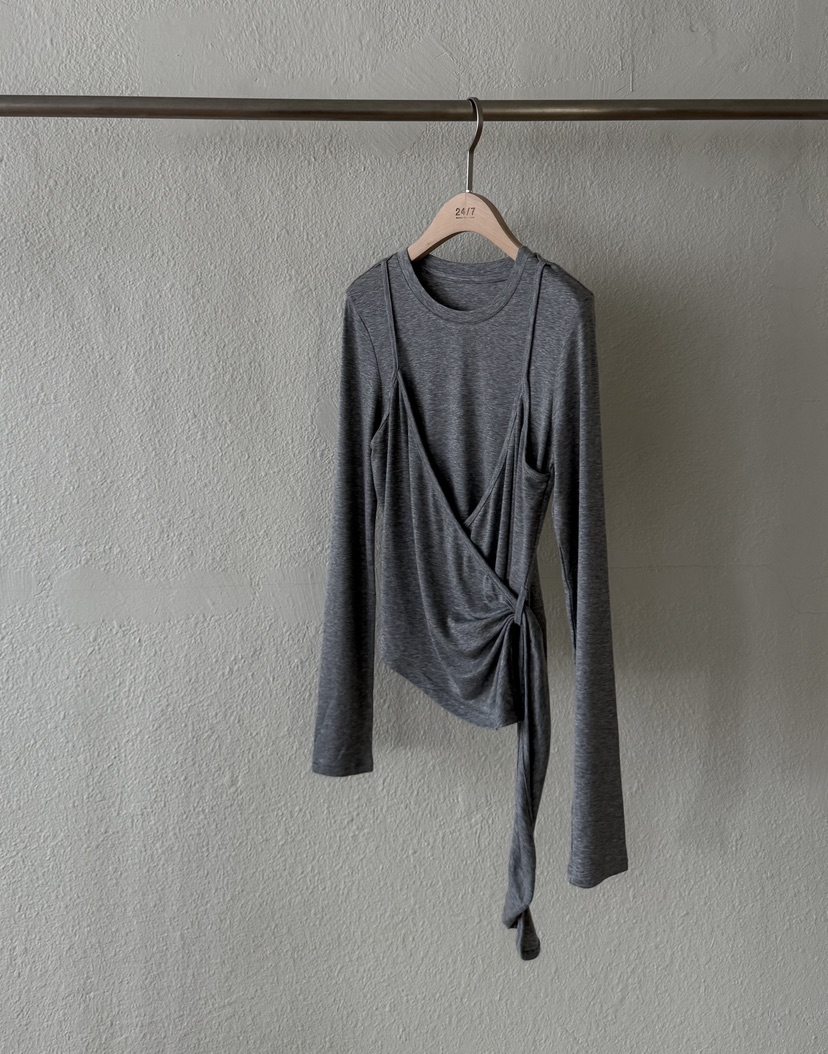 TWENTY FOUR SEVEN24-7東大門㊣直郵女裝新品熱賣長袖T恤TEWNTY FOUR SEVEN24-7長袖T恤圖色3