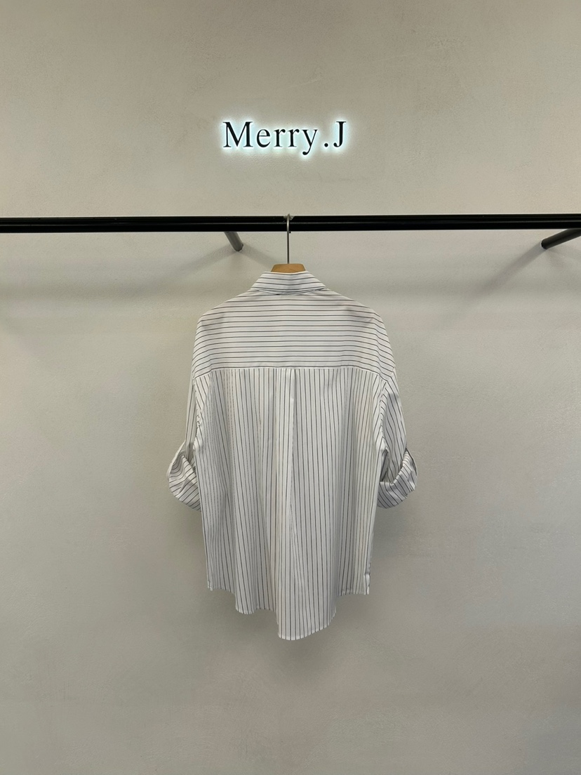 MERRY-J東大門㊣直郵女士新款25秋冬人氣真品休閑襯衫蕾絲衫MERRY-J襯衫/蕾絲衫