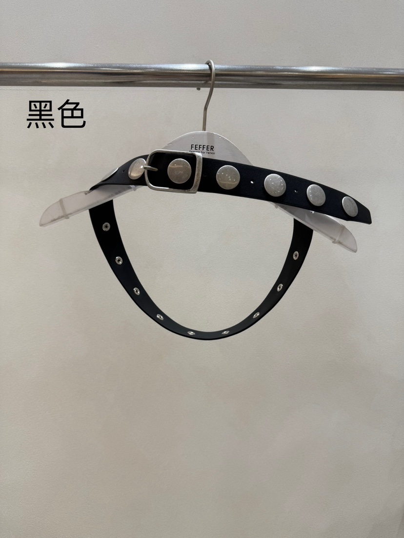 FEFFER東大門㊣直郵女裝新品25秋冬真品職業人氣休閑熱賣腰帶FEFFER腰帶圖色2