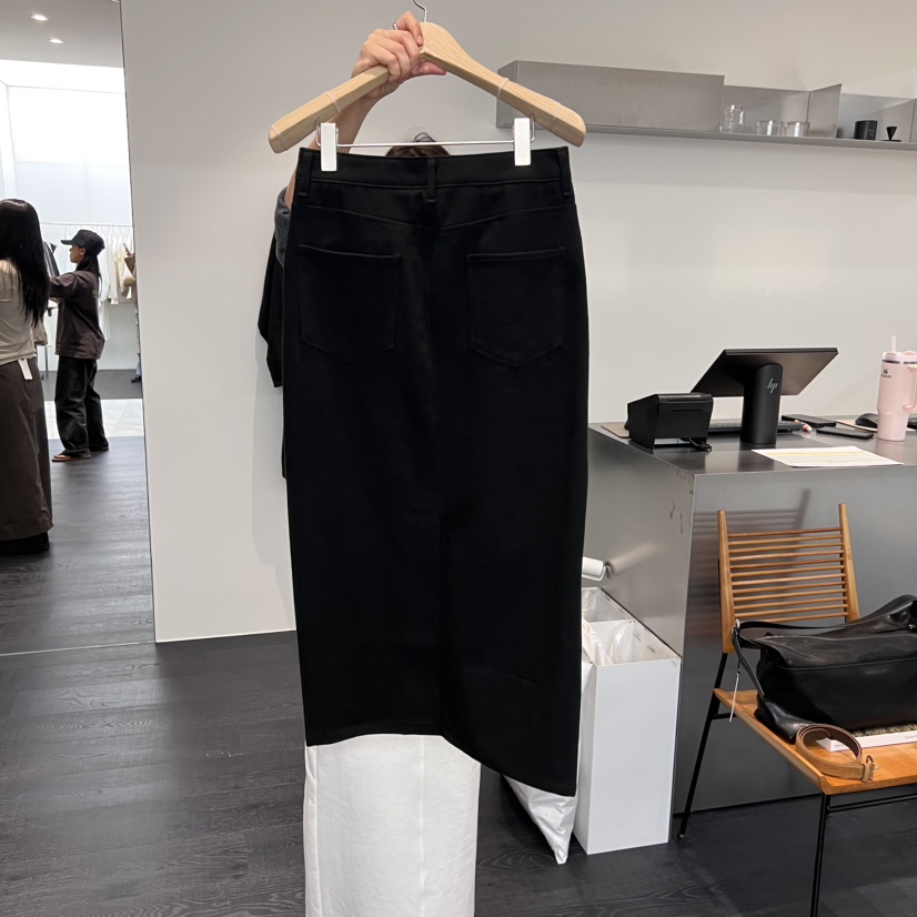 OBJECT韓國代購㊣女裝新品職業真品25秋冬時尚長裙不含腰帶OBJECT長裙