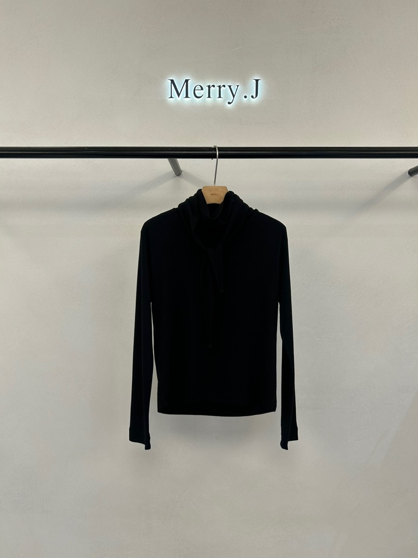 MERRY-J韓國代購㊣女士新款熱賣時尚職業25秋冬休閑長袖T恤MERRY-J長袖T恤圖色2