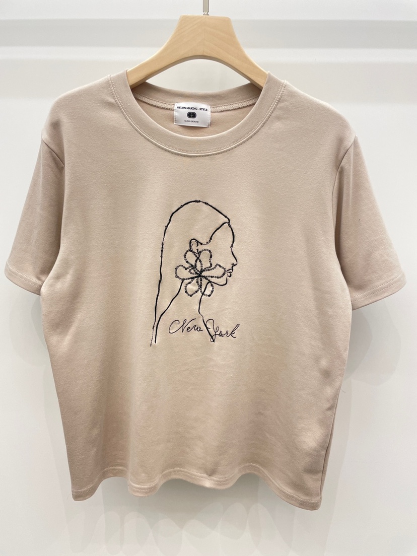 NYLON韓國代購㊣女士新品職業25秋冬休閑時尚熱賣推薦人氣T恤NYLONT恤圖色2