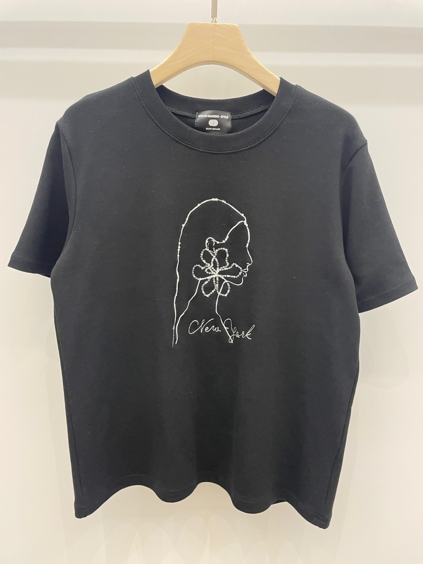 NYLON韓國代購㊣女士新品職業25秋冬休閑時尚熱賣推薦人氣T恤NYLONT恤圖色3