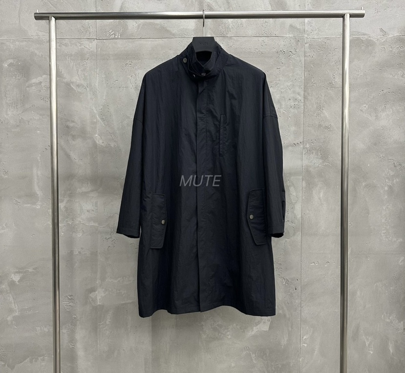 MUTE-P韓國代購㊣女裝新品人氣真品休閑25秋冬推薦長款風衣MUTE長款風衣圖色3