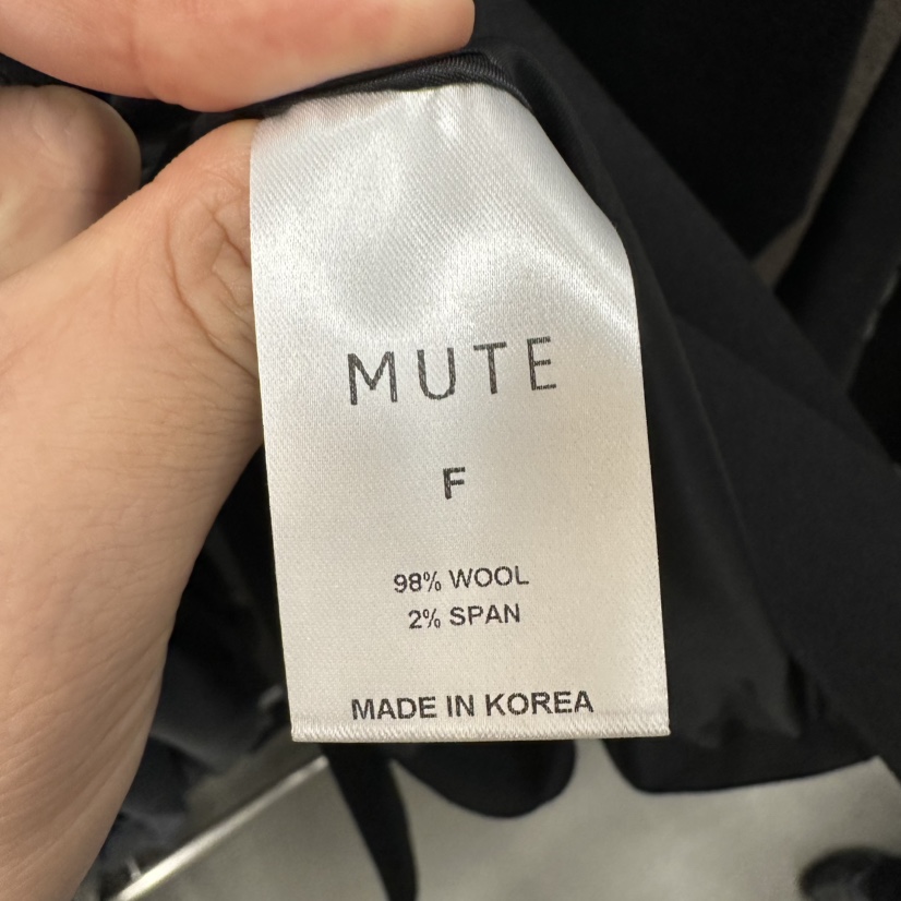 MUTE-P韓國直郵㊣女裝新款推薦熱賣25秋冬時尚休閑職業馬甲MUTE馬甲