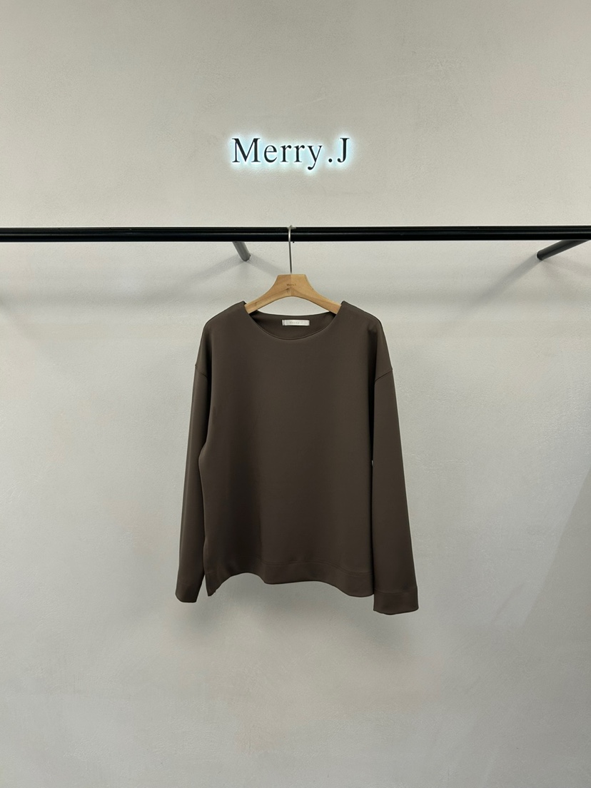 MERRY-J韓國代購㊣女裝新品休閑職業時尚25秋冬人氣長袖T恤MERRY-J長袖T恤圖色2