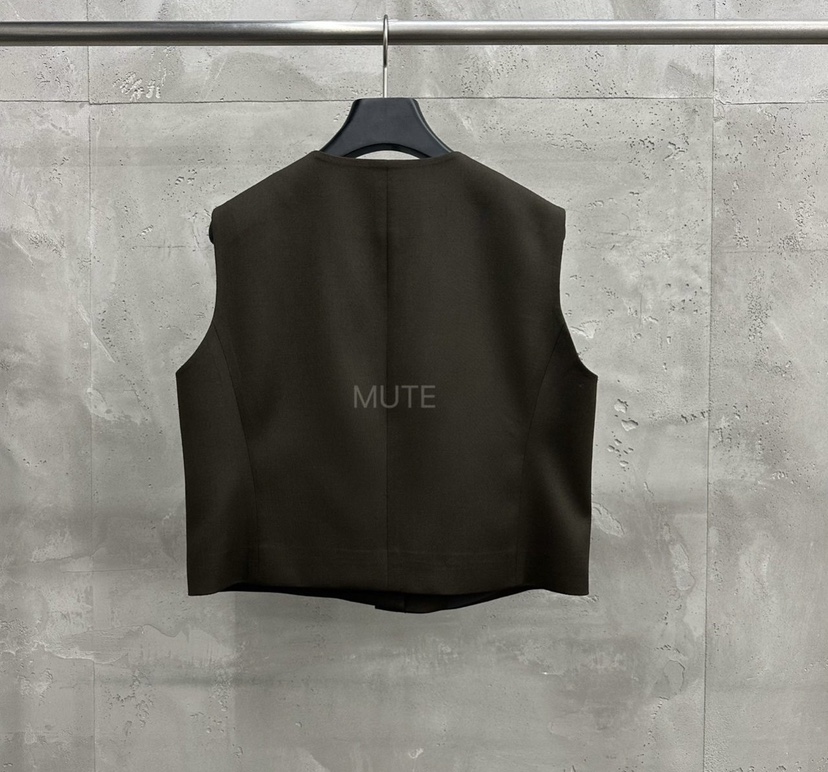 MUTE-P韓國代購㊣女士新品25秋冬人氣真品職業推薦時尚馬甲MUTE馬甲