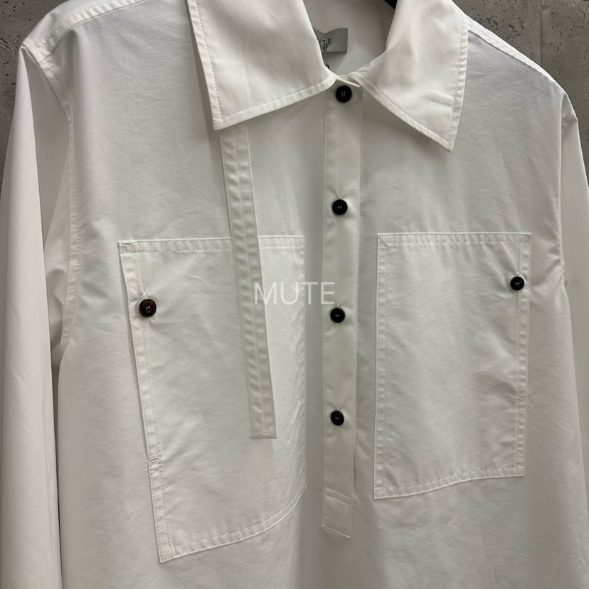 MUTE-P東大門㊣實拍女士新品推薦熱賣時尚25秋冬襯衫蕾絲衫MUTE襯衫/蕾絲衫