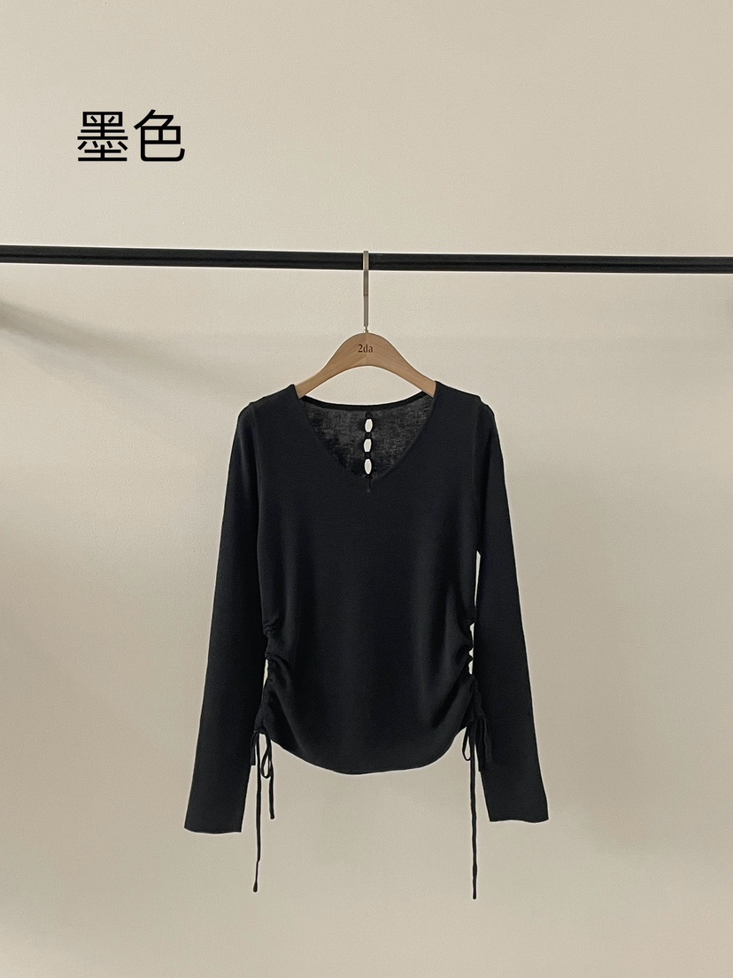2DA/DARIMI-P韓國代購㊣女裝新品職業推薦25秋冬人氣長袖T恤2DA/DARIMI-P長袖T恤圖色3