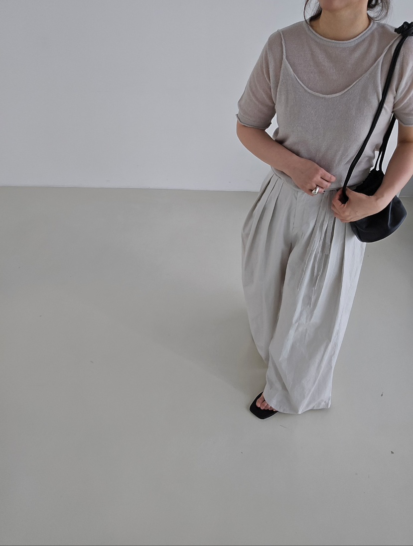 J SHOP韓國代購㊣女士新品推薦25秋冬針織衫含腰繩透視開衫J_SHOP針織衫
