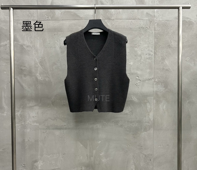 MUTE-P東大門㊣代購女裝新款職業人氣推薦熱賣休閑25秋冬馬甲MUTE馬甲圖色3