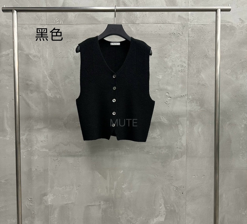 MUTE-P東大門㊣代購女裝新款職業人氣推薦熱賣休閑25秋冬馬甲MUTE馬甲圖色4