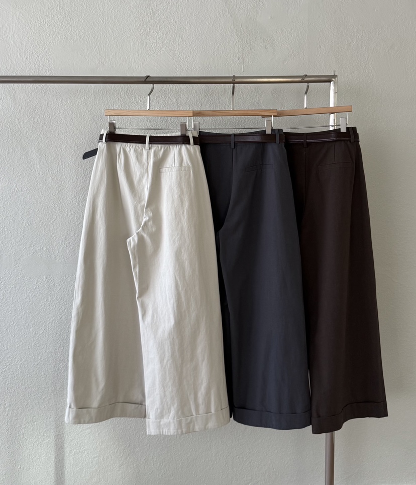 TWENTY FOUR SEVEN24-7東大門㊣代購女士新品職業休閑褲含腰帶TEWNTY FOUR SEVEN24-7休閑褲