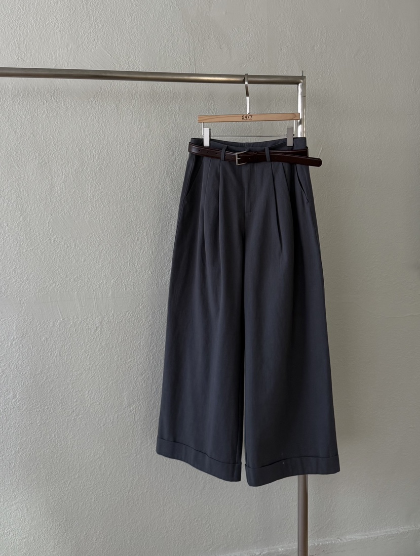 TWENTY FOUR SEVEN24-7東大門㊣代購女士新品職業休閑褲含腰帶TEWNTY FOUR SEVEN24-7休閑褲圖色3