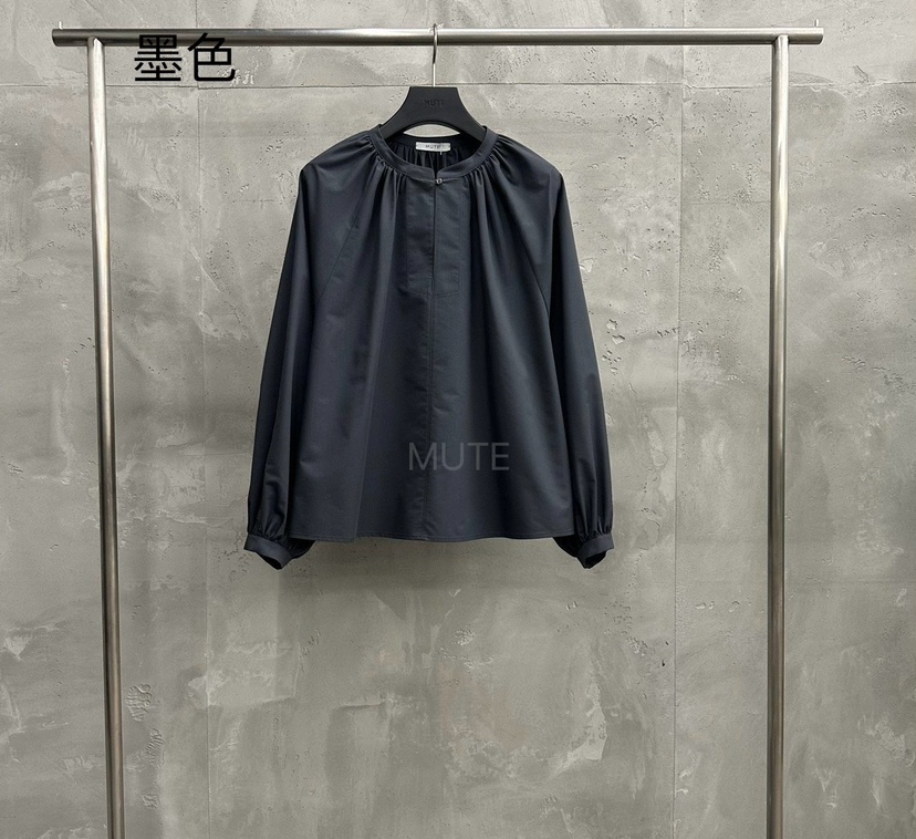 MUTE-P韓國直郵㊣女士新款職業時尚25秋冬推薦熱賣襯衫蕾絲衫MUTE襯衫/蕾絲衫圖色4