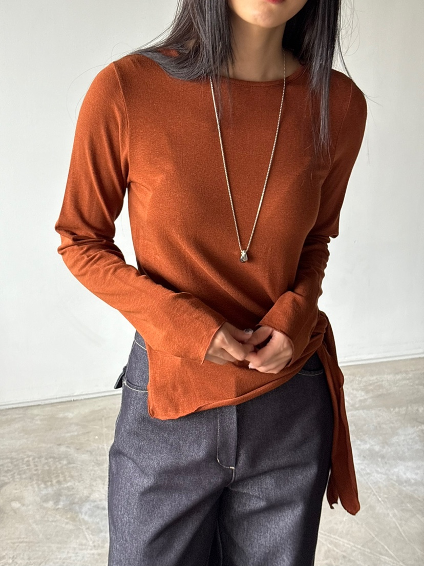 Verbena韓國代購㊣女士新款25秋冬真品熱賣時尚休閑長袖T恤Verbena長袖T恤