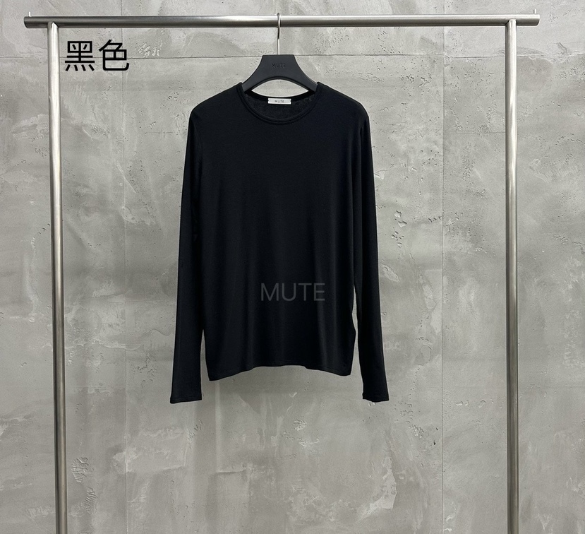 MUTE-P東大門㊣實拍女士新款25秋冬時尚人氣真品職業長袖T恤MUTE長袖T恤圖色6