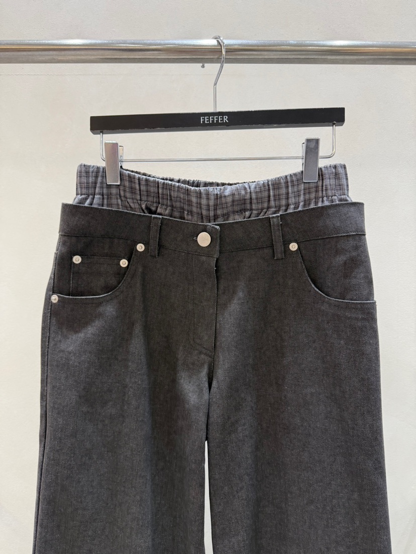 FEFFER東大門㊣實拍女士新品25秋冬真品推薦休閑時尚休閑褲FEFFER休閑褲