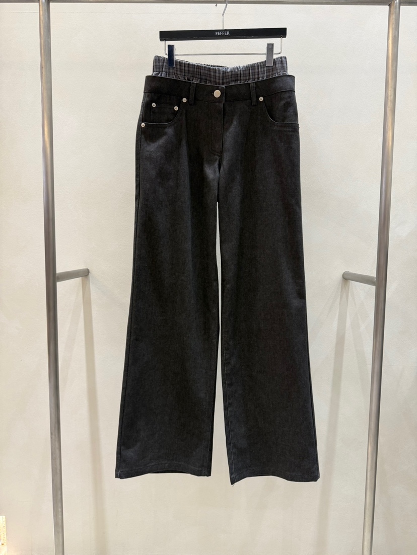 FEFFER東大門㊣實拍女士新品25秋冬真品推薦休閑時尚休閑褲FEFFER休閑褲圖色2
