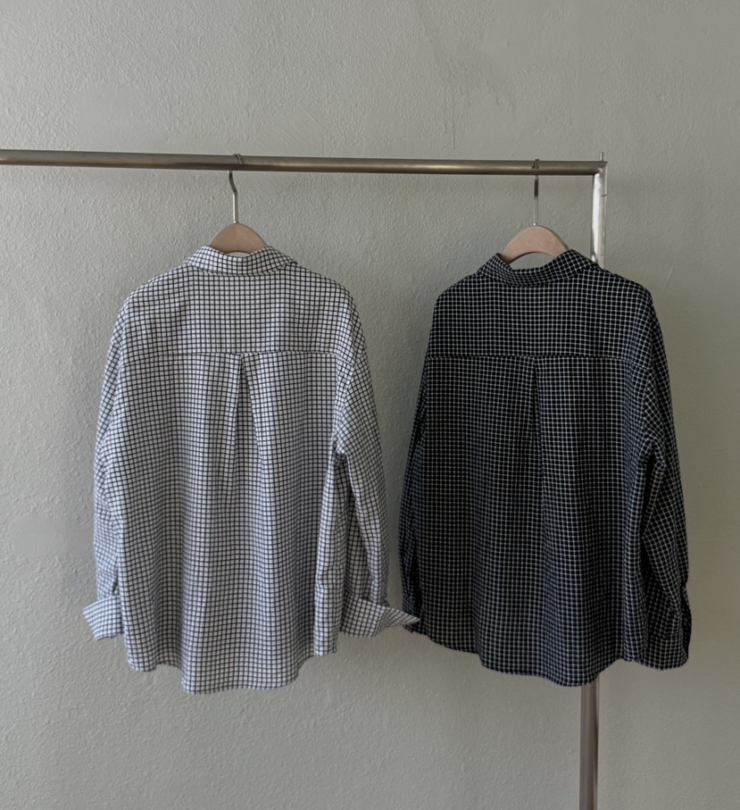 TWENTY FOUR SEVEN24-7韓國直郵㊣女士新品熱賣襯衫蕾絲衫格紋TEWNTY FOUR SEVEN24-7襯衫/蕾絲衫
