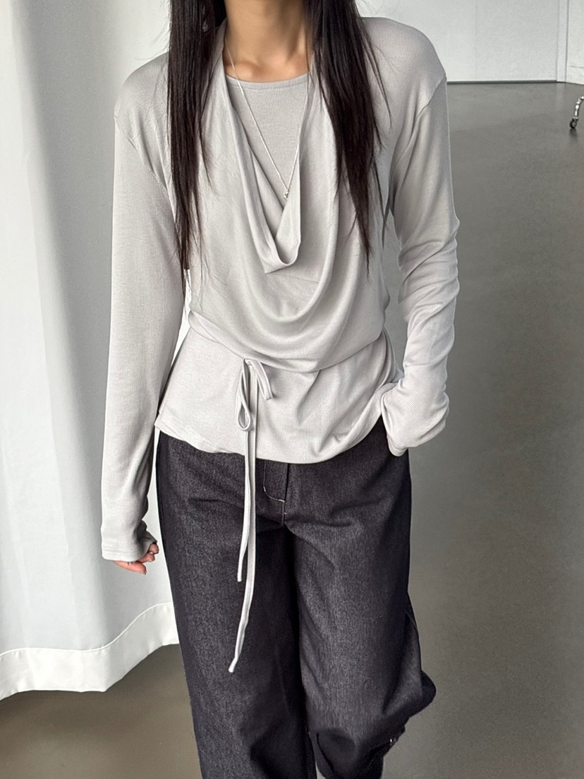 Verbena東大門㊣代購女士新品真品熱賣職業25秋冬休閑長袖T恤Verbena長袖T恤