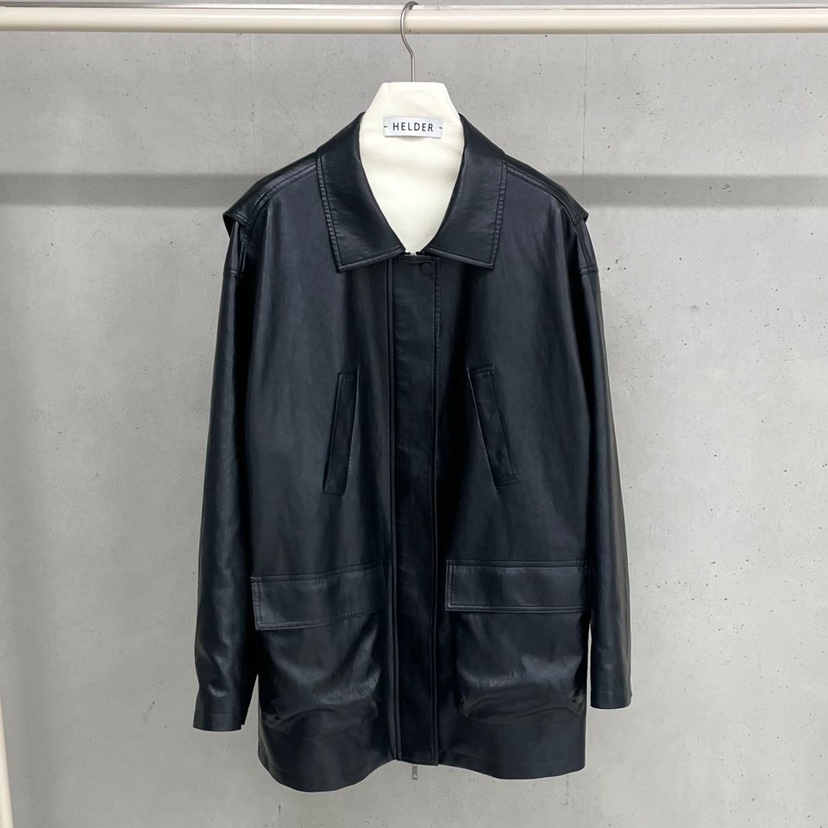 HELDER-P東大門㊣直郵女士新品時尚人氣真品熱賣25秋冬皮衣HELDER皮衣圖色2